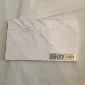 Skyy Vodka USA San Francisco Est 1992 Marble Cutting Chopping Charcuterie Board